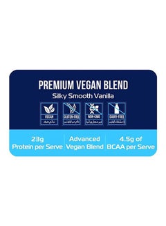 Yalla Protein Premium Vegan Blend - Silky Smooth Vanilla - 1kg (28 servings)  - Image 2