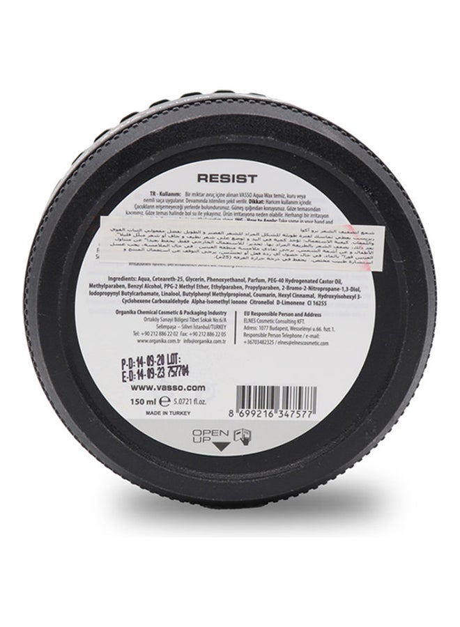 VASSO EVOLUTION - Pro Aqua Resist Hair Styling Wax 150ml - Image 1