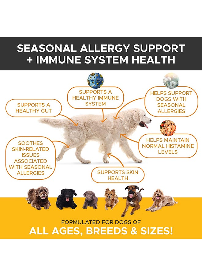 PETHONESTY Allergy Relief With Probiotics Omegas And Colostrum Salmon Flavour 90 Count Multicolour 270grams - Image 2