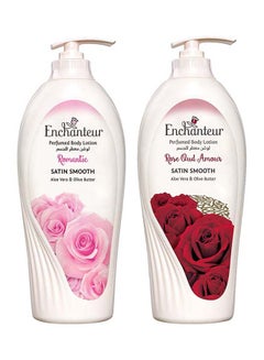 Lotion Assorted Romantic And Rose Oud Amour Multicolour 2x500ml