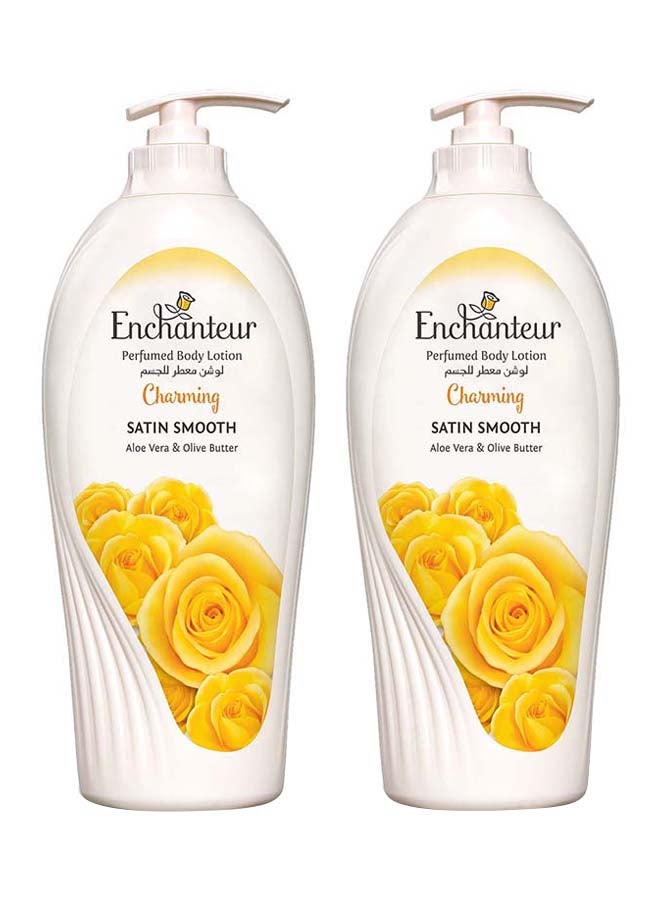 انشانتر لوشن معطر للجسم متعدد الألوان 2x500ملليلتر 