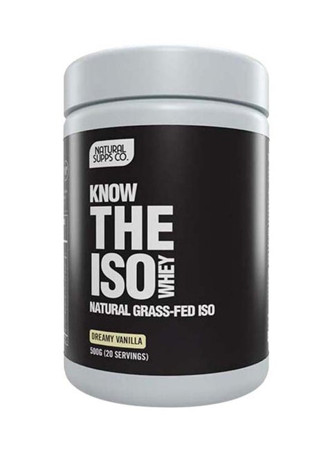 100% Natural Whey Isolate Vanilla Flavoured