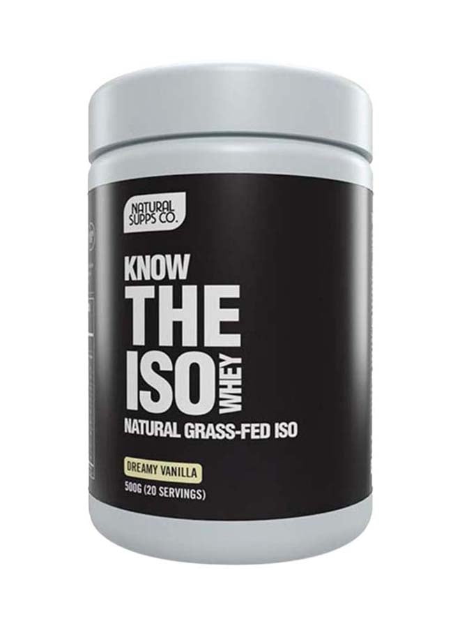 100% Natural Whey Isolate Vanilla Flavoured
