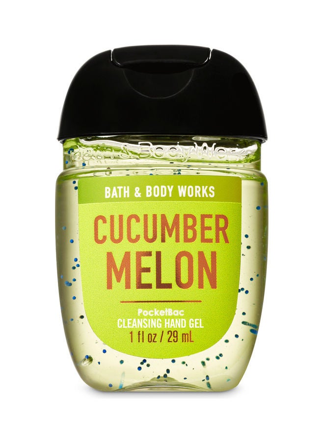 Bath & Body Works Cucumber Melon PocketBac Cleansing Hand Gel Clear 29ml
