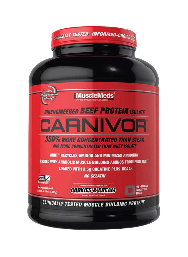 MUSCLEMEDS Carnivor Beef Protein Isolate Powder  - Image 1