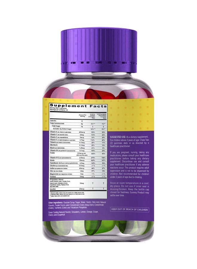 دكتور جاميز فيتامينات متعددة للأطفال - 60 قرصًا - Image 2