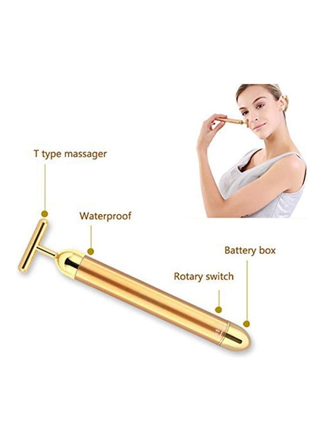 توشيونيكس أداة تدليك الوجه ذهبي  - Image 2