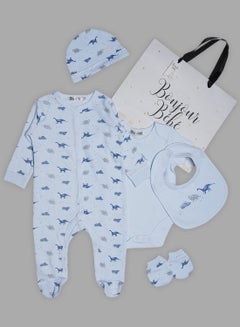5 Piece Infant Combo Set Baby Blue