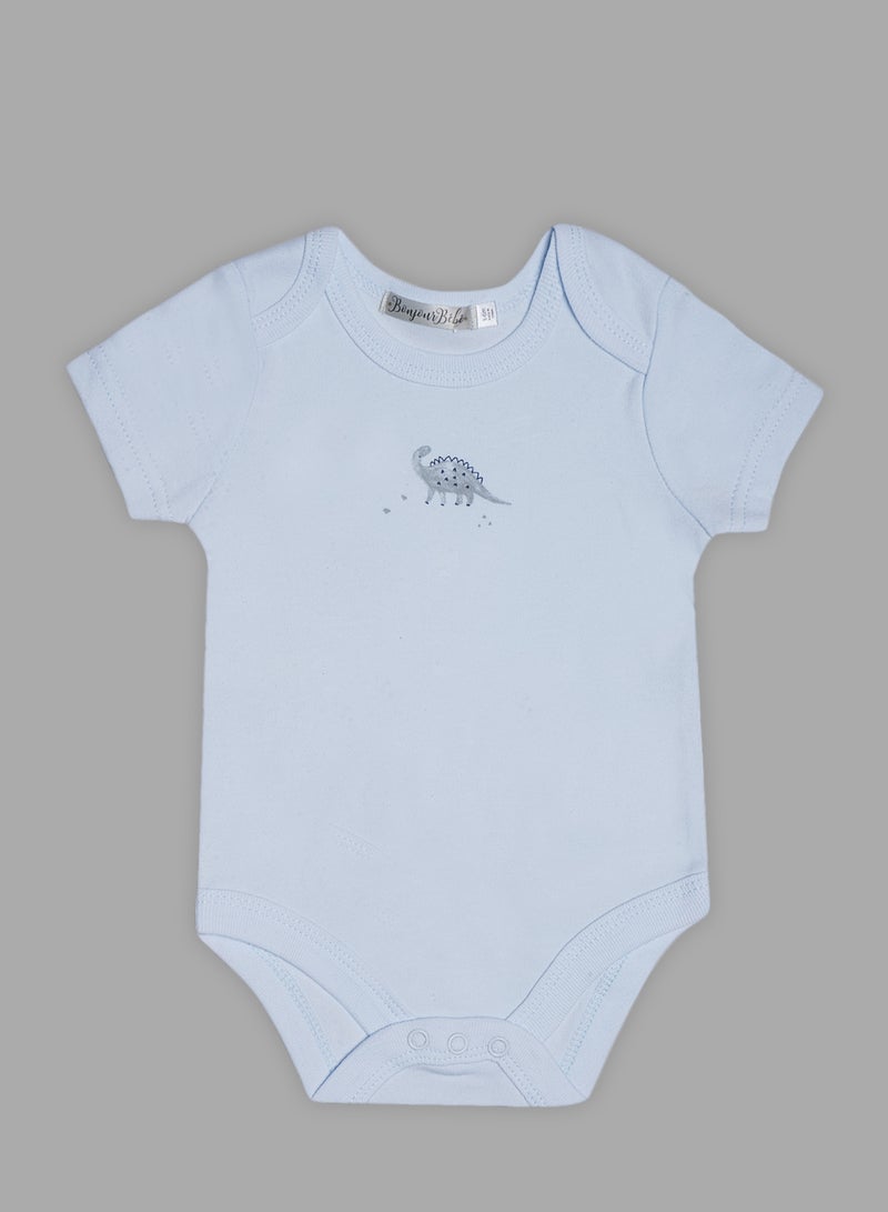 bonjour bebe - 5 Piece Infant Combo Set Baby Blue - Image 1