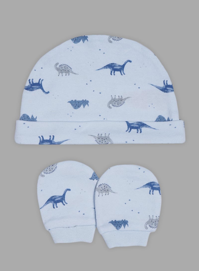 bonjour bebe - 5 Piece Infant Combo Set Baby Blue - Image 1