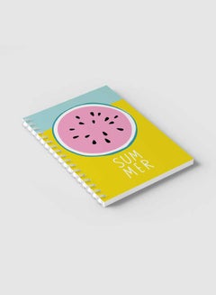 LOWHA Spiral Notebook for School or Business Note Taking with 60 Sheets Watermelon Summer Multicolour  - Image 2
