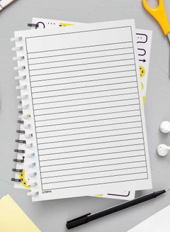 LOWHA Spiral Notebook for School or Business Note Taking with 60 Sheets Science Laboratory Art Multicolour  - Image 3