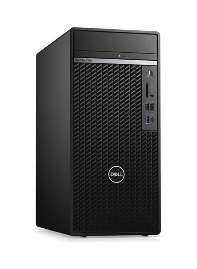 DELL - Optiplex 7090 Core I7-10700 Processor/4 Gigabyte Ram /1Tb HDD Integrated /DOS(Without windows)/ International Version Black - Image 1