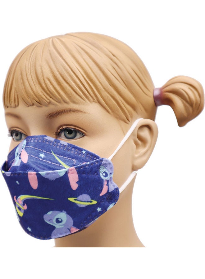 ميد ون 10 قطع من قناع الوجه KF94 للأطفال بطبعة تصميم الفضاء - Image 2