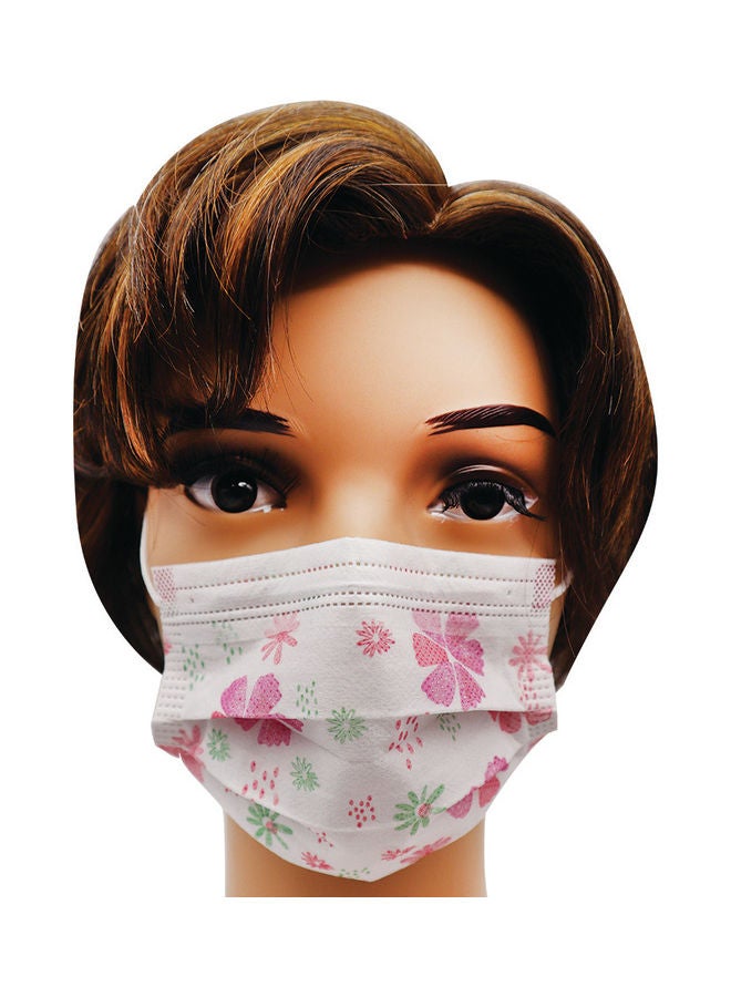 MedOne - 40-Pieces 3 Ply Face Mask For Kids Medical Blue & Mix Print School Mask For Kids - Image 1