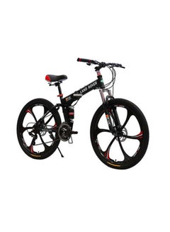 Unisex Folding 21 Speed Mountain Bike Size L 26inch