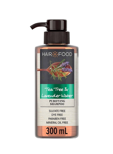 Sulfate Free Shampoo, Dye Free Purifying Treatment With Tea Tree And Lavender Water 300ml
