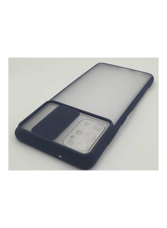 Generic - Samsung S20 Pull Push Camera Protection Case Shockproof Transparent Blue - Image 1