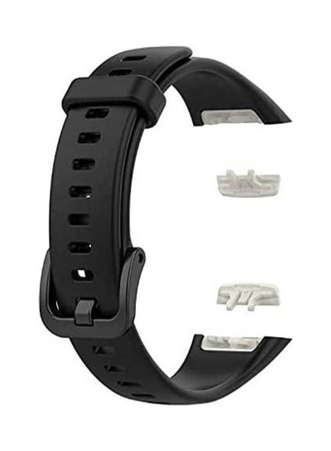Honor Band 6 Soft e Replacement Strap With Amazing Design Black - Image 2