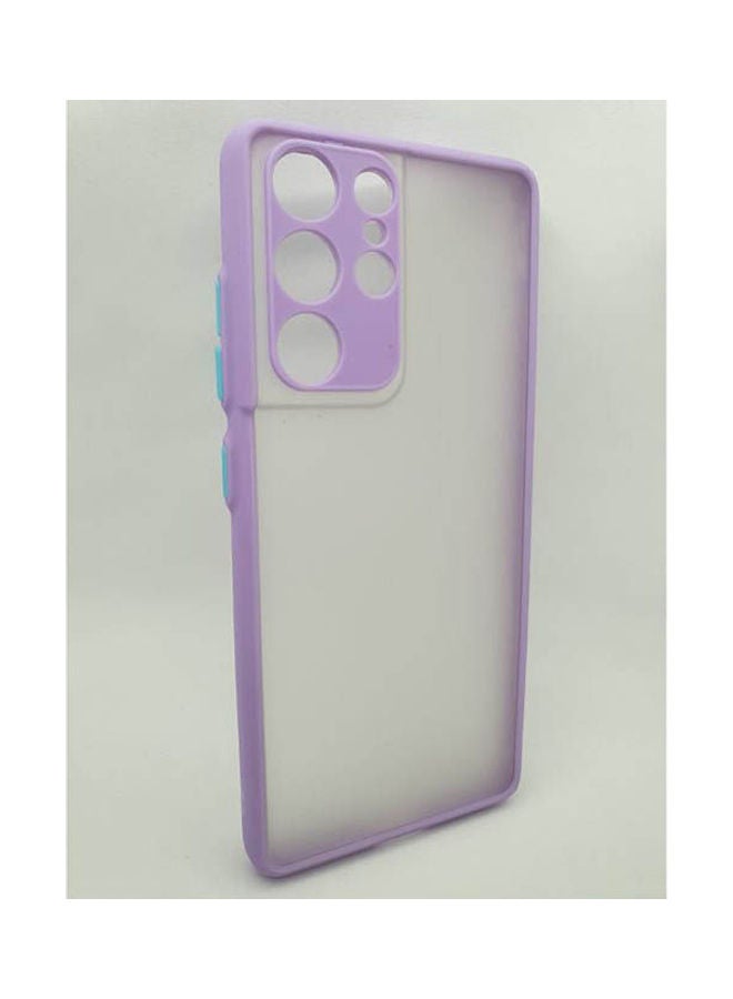 Generic Samsung Galaxy S21 Ultra Slim Fit Cover With Soft Edges Camera Protection Purple  - Image 1