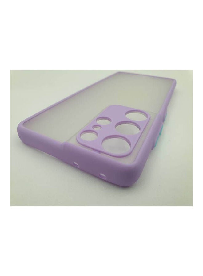 Generic Samsung Galaxy S21 Ultra Slim Fit Cover With Soft Edges Camera Protection Purple  - Image 2