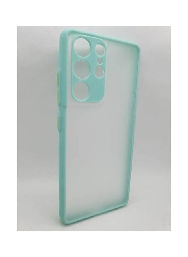 Generic Samsung Galaxy S21 Ultra Slim Fit Cover With Soft Edges & Camera Protection Turquoise 