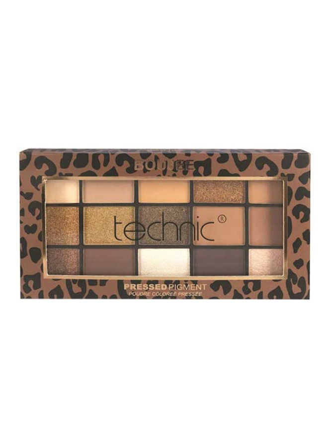 Technic - Pressed Pigment Eyeshadow Boujee 15 Color Multicolour - Image 1