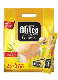 Alitea Signature Ginger Tea Pouch 25 + 5 Free Sticks Promo Pack 20grams  - Image 1