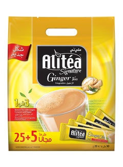 Alitea Signature Ginger Tea Pouch 25 + 5 Free Sticks Promo Pack 20grams  - Image 4