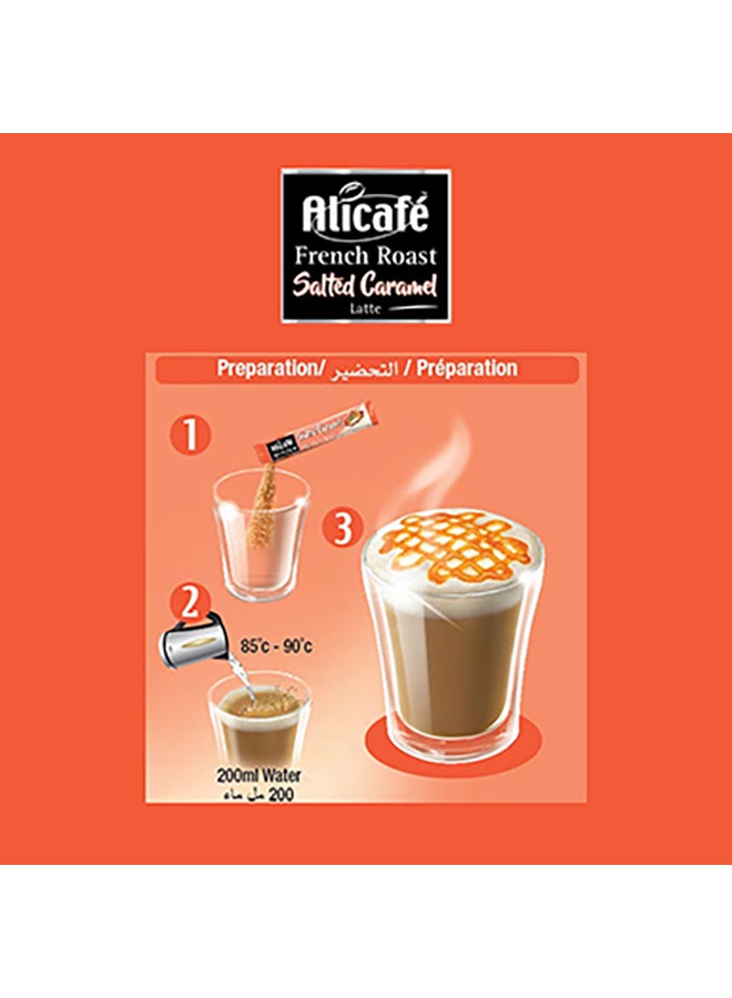 Alicafe French Roast Salted Caramel Latte Instant Coffee Box 10 Sticks 20grams  - Image 4