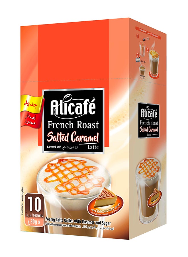 Alicafe French Roast Salted Caramel Latte Instant Coffee Box 10 Sticks 20grams  - Image 5