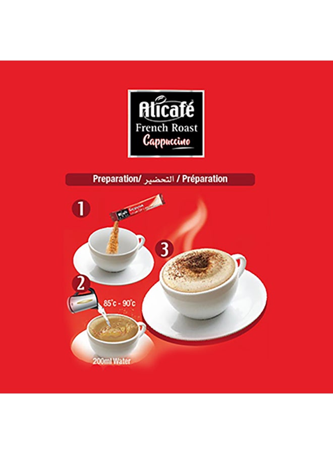Alicafe French Roast Cappuccino Instant Coffee Box 10 Sticks 13grams  - Image 4