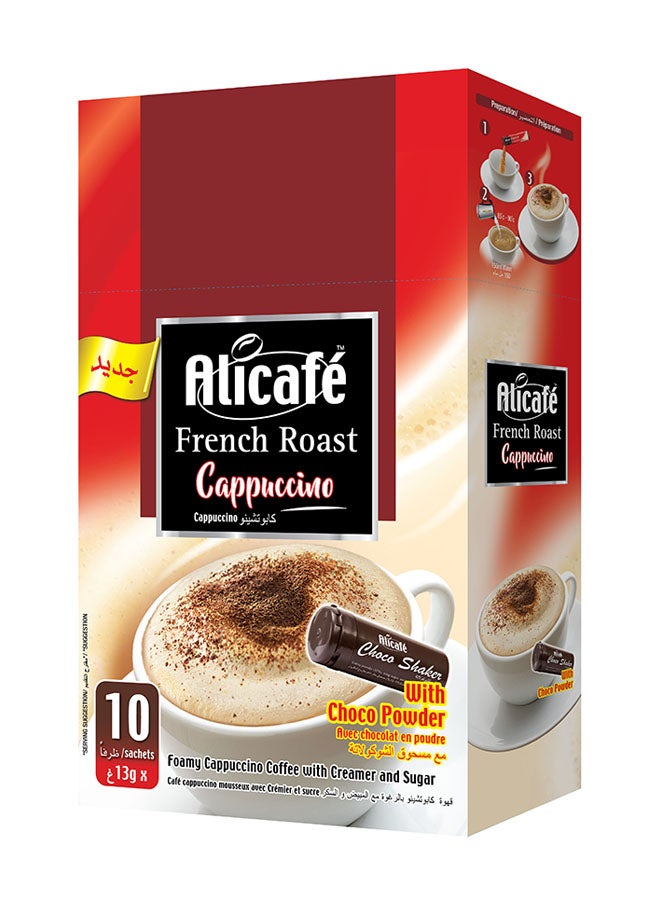 Alicafe French Roast Cappuccino Instant Coffee Box 10 Sticks 13grams  - Image 5