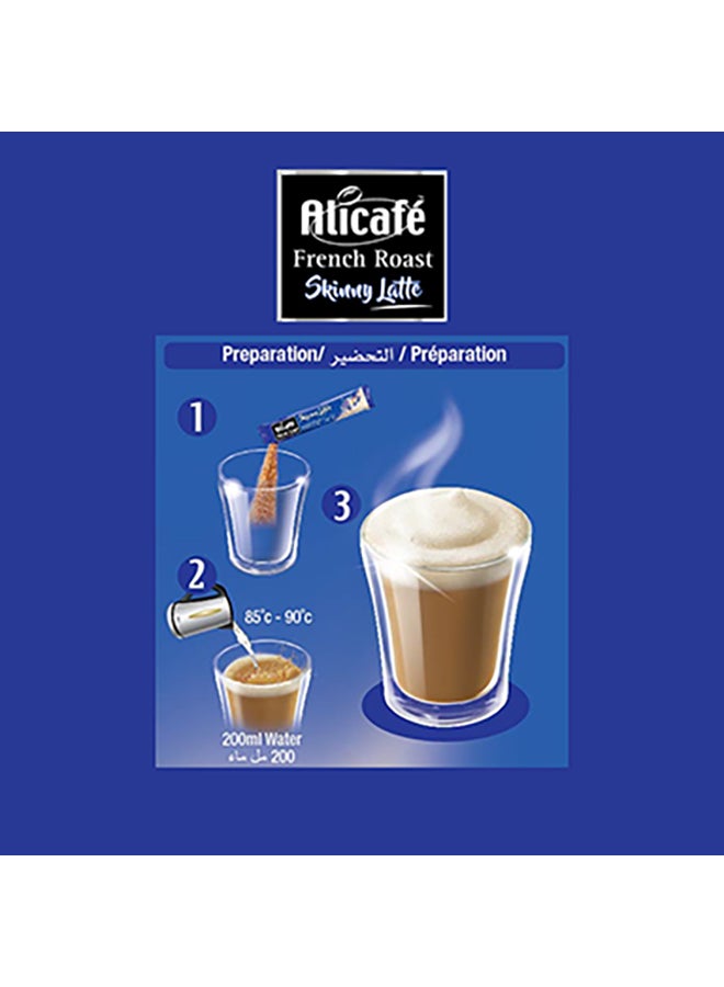 Alicafe French Roast Skinny Latte Instant Coffee Box 10 Sticks 14.5grams  - Image 4