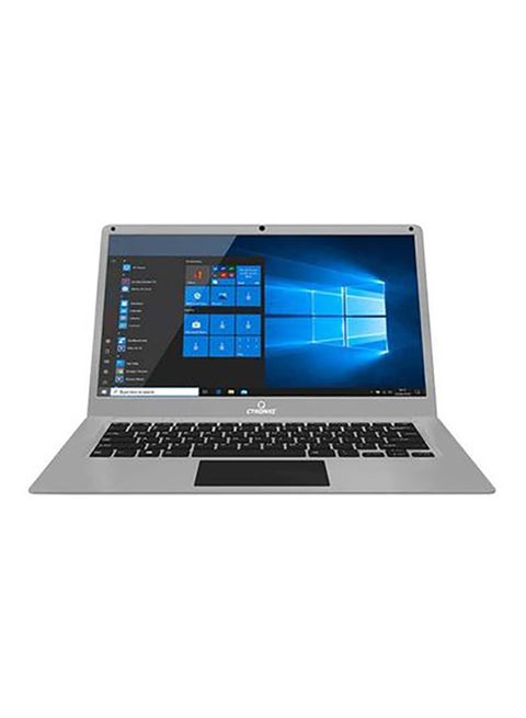 N14X Notebook 14-Inch Display, Intel Celeron N3350 Processor/4GB RAM/64GB Flash/Intel HD Graphics 500/English-Arabic Keyboard Grey/Windows 10 Home/ English/Arabic Grey