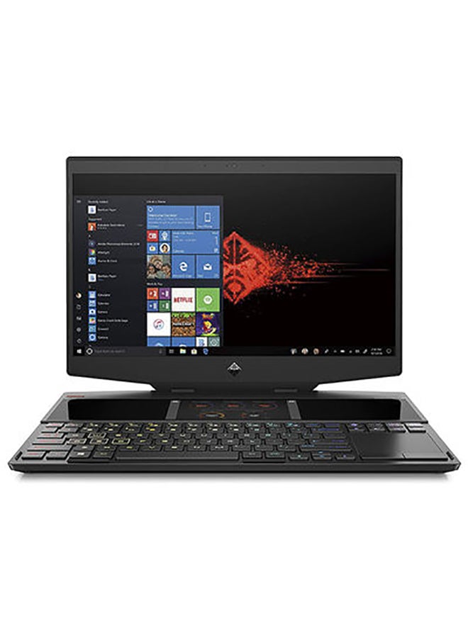 HP - OMEN X 15-dg0004ne Gaming Laptop With 15.6-Inch FHD Display, Intel Core i7-9750H Processor/ 32GB DDR4 RAM/ 1TB SSD/ NVIDIA GeForce RTX 2080 8GB GDDR6 Graphics Card/ Windows Shadow Black English/Arabic Shadow Black - Image 1