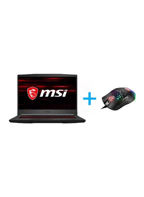 GF65 Thin 10SER Gaming Laptop With 15.6-Inch FHD Display, Intel Core i7-10750H Processor/ 16GB RAM/ 1TB SSD /Nvidia GeForce RTX 2060 6GB Graphics Card/DOS With MSI Gaming Mouse Black