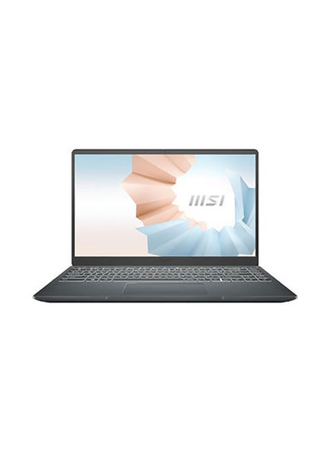 Modern 14 B10MW Laptop With 14-Inch Display, Core i3-10110U Processor/4GB RAM/256GB SSD/Intel UHD Graphics English Carbon Gray