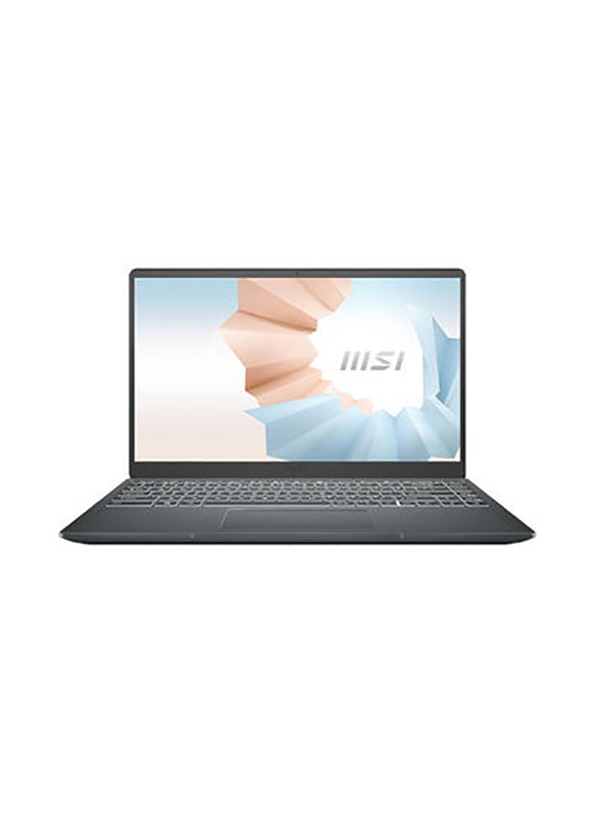 Modern 14 B10MW Laptop With 14-Inch Display, Core i3-10110U Processor/4GB RAM/256GB SSD/Intel UHD Graphics English Carbon Gray