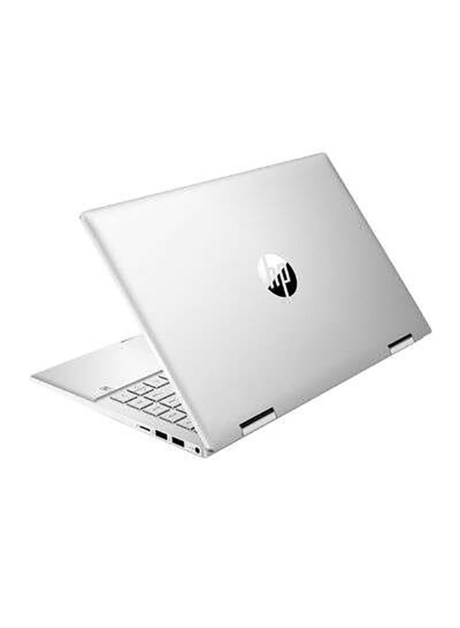 HP Pavilion x360 14-dy0002ne Convertible Laptop With 14" Full HD Touch Full HD Display, Intel 11th Gen Core i5-1135G7 / 8GB RAM / 512GB SSD / Intel Iris Xe Graphics / Windows 10 Home /International Version English/Arabic Silver  - Image 2