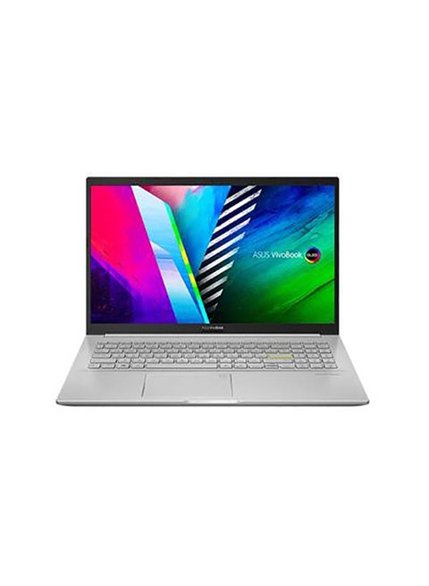 ASUS, VivoBook, K513EQ-OLED005T With 15.6-inch Full HD Display, 11Gen IntelCore i5 CPU 2.4GHz/ 8GBRAM/ 512GB SSD/ 2GB  NVIDIA GeForce MX350 Graphics/Windows 10 /International Version English/Arabic Spangle Silver