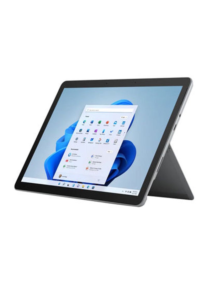 Microsoft - Surface Go 3 8VA-00005 Laptop With 10.5-Inch Pixel Sense Display, Intel Pentium Gold 6500Y Processor / 8GB RAM / 128GB SSD / Intel UHD Graphics / Windows 11 Home in S Mode / English/Arabic Platinum - Image 1