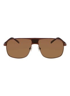 U.S. Polo Assn. Aviator Sunglasses, Brown Frame and Polarized Lenses 731 BROWN Lens Size: 61mm  - Image 2