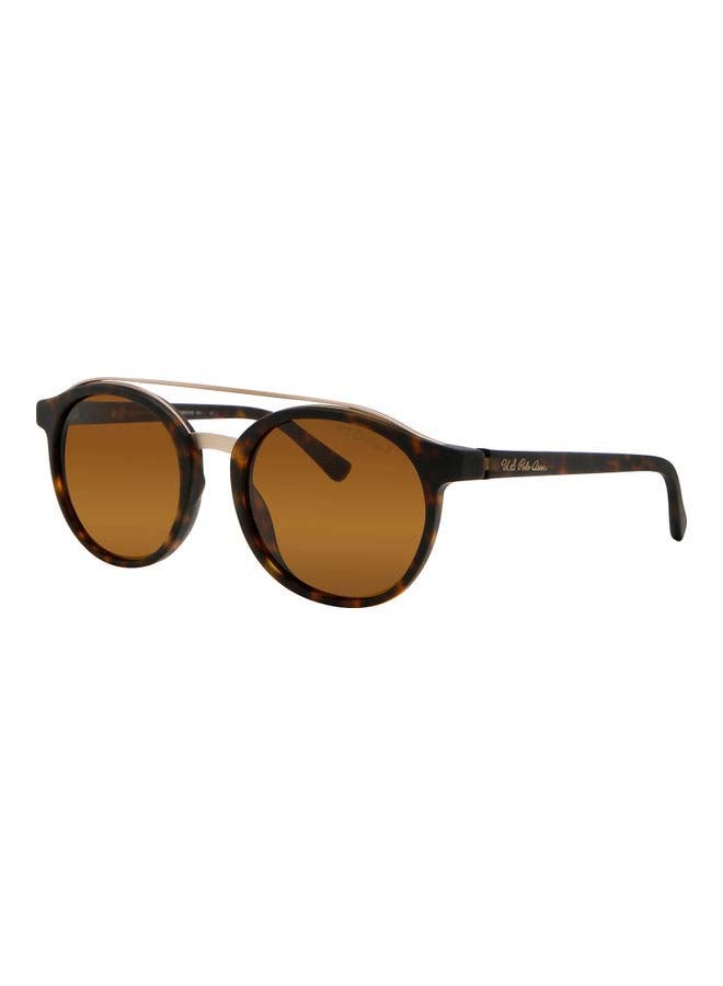 U.S. Polo Assn. - Aviator Sunglasses, Matte Tortoise with Brown Polarized Lenses 798 MATTE TORTOISE Lens Size: 51mm - Image 1