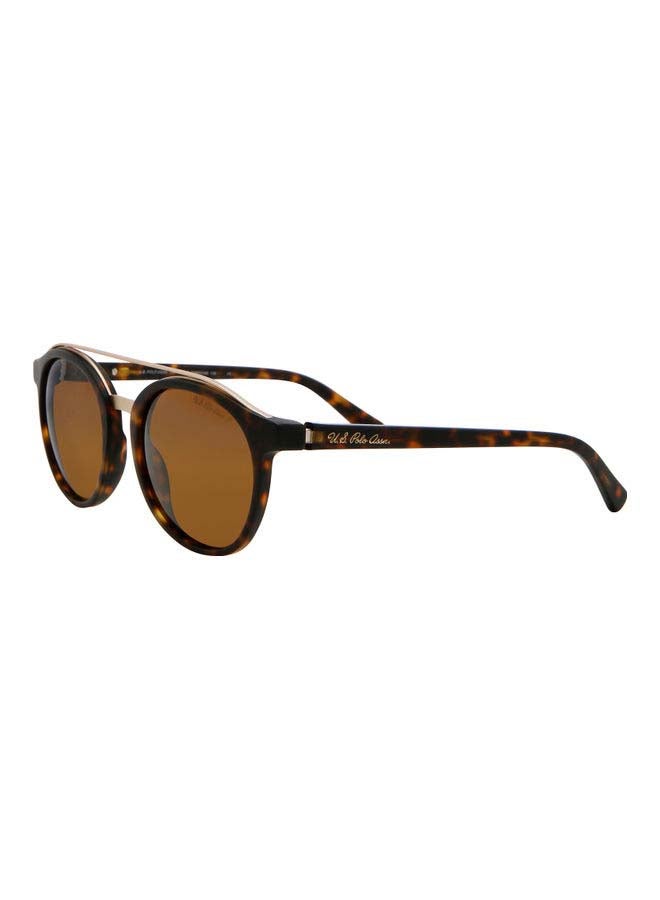 U.S. Polo Assn. - Aviator Sunglasses, Matte Tortoise with Brown Polarized Lenses 798 MATTE TORTOISE Lens Size: 51mm - Image 1