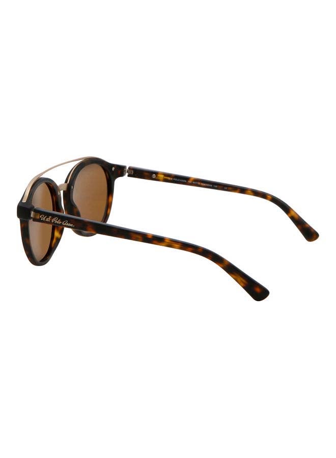U.S. Polo Assn. - Aviator Sunglasses, Matte Tortoise with Brown Polarized Lenses 798 MATTE TORTOISE Lens Size: 51mm - Image 1