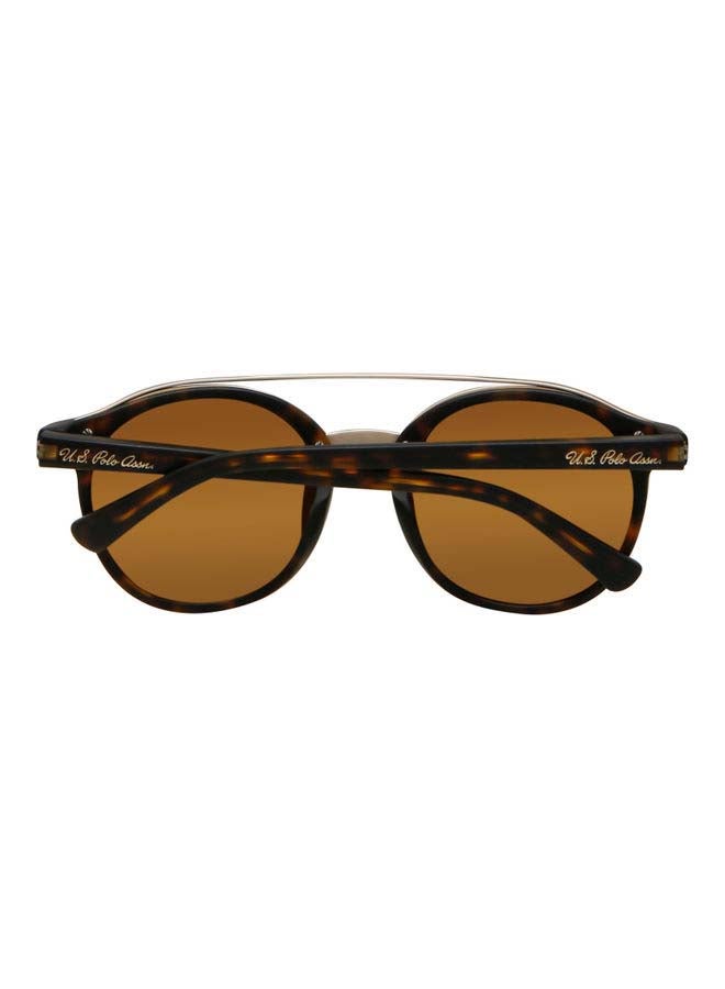 U.S. Polo Assn. - Aviator Sunglasses, Matte Tortoise with Brown Polarized Lenses 798 MATTE TORTOISE Lens Size: 51mm - Image 1