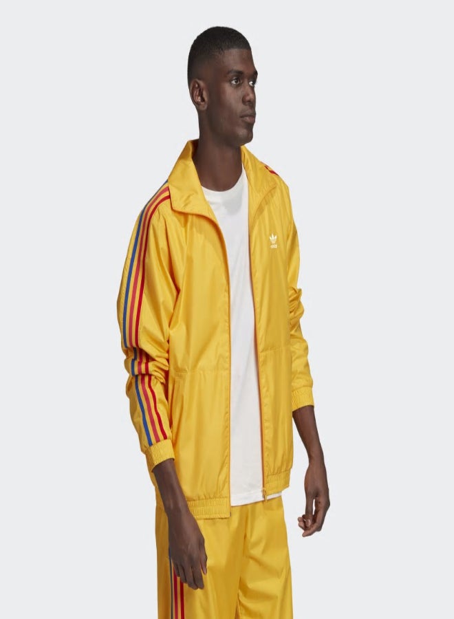 adidas Originals - 3D Adicolor 3-Stripes Track Jacket Yellow/Red/Blue - Image 1