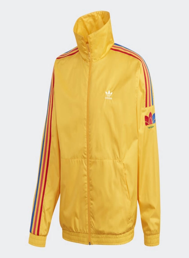 adidas Originals - 3D Adicolor 3-Stripes Track Jacket Yellow/Red/Blue - Image 1