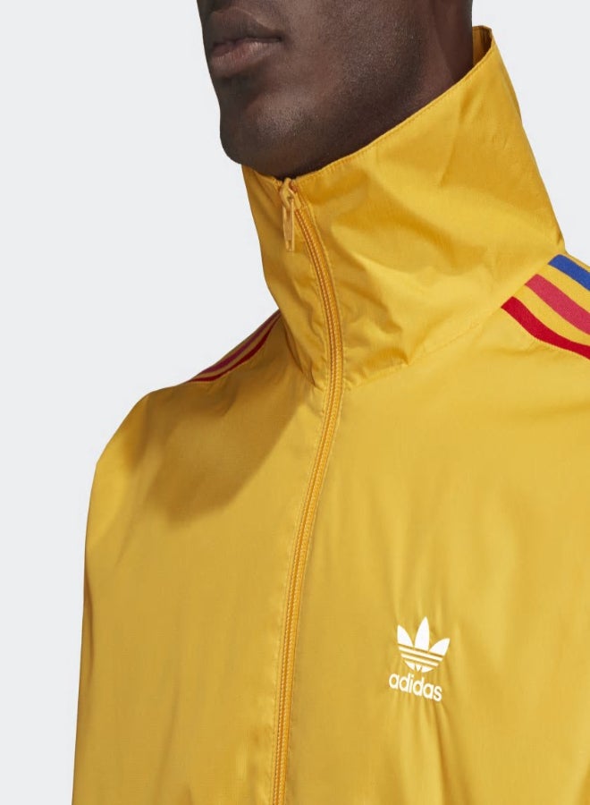 adidas Originals - 3D Adicolor 3-Stripes Track Jacket Yellow/Red/Blue - Image 1